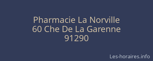 Pharmacie La Norville
