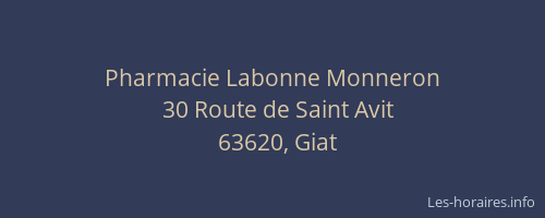 Pharmacie Labonne Monneron