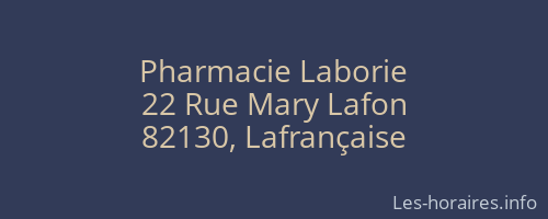 Pharmacie Laborie