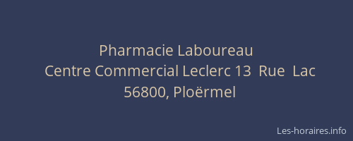 Pharmacie Laboureau