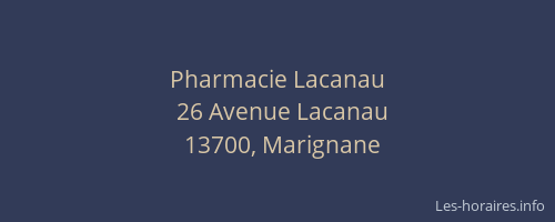Pharmacie Lacanau
