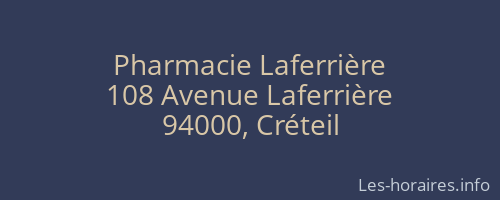 Pharmacie Laferrière