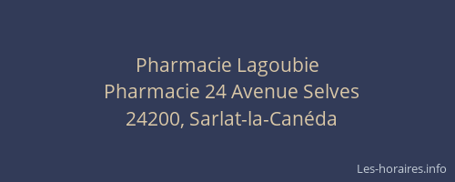 Pharmacie Lagoubie