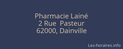 Pharmacie Lainé