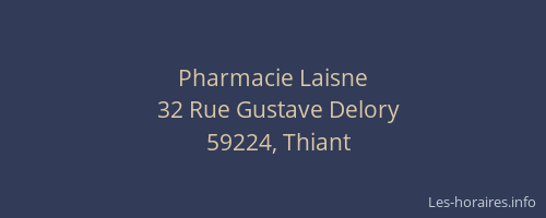 Pharmacie Laisne