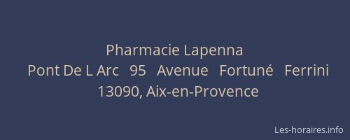 Pharmacie Lapenna