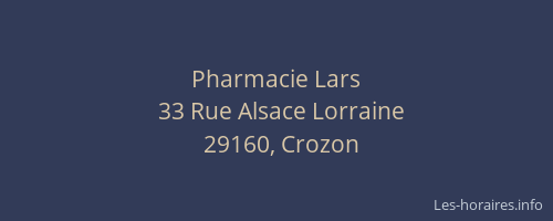 Pharmacie Lars