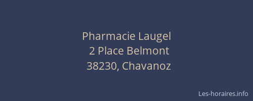 Pharmacie Laugel