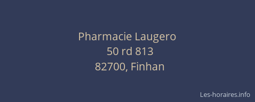 Pharmacie Laugero