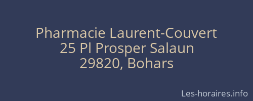 Pharmacie Laurent-Couvert