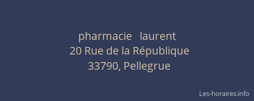 pharmacie   laurent