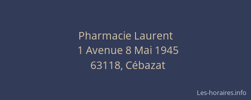 Pharmacie Laurent