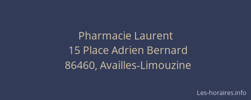 Pharmacie Laurent