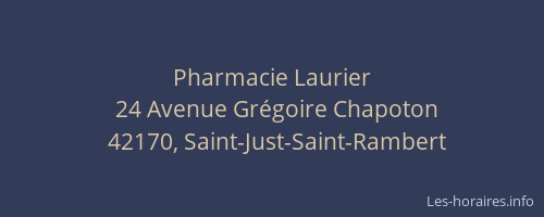 Pharmacie Laurier