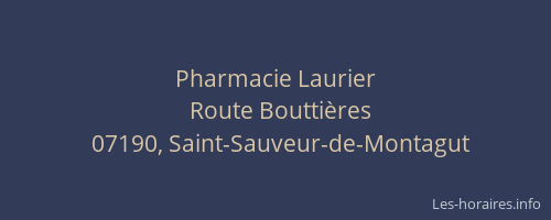 Pharmacie Laurier