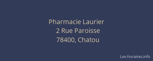 Pharmacie Laurier