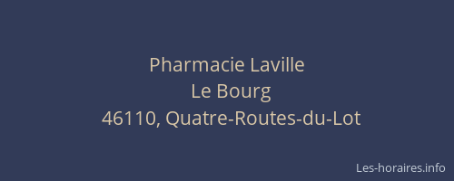 Pharmacie Laville