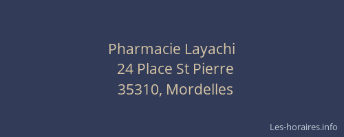 Pharmacie Layachi