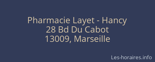Pharmacie Layet - Hancy