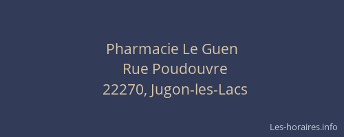 Pharmacie Le Guen