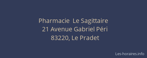 Pharmacie  Le Sagittaire