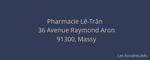Pharmacie Lê-Trân