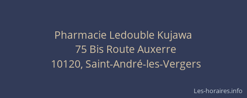 Pharmacie Ledouble Kujawa