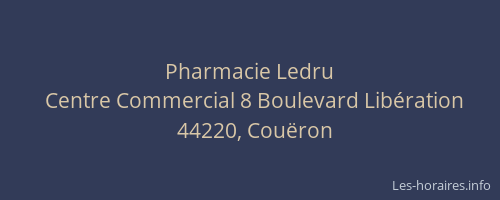 Pharmacie Ledru
