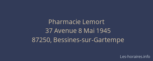 Pharmacie Lemort