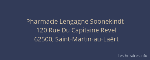 Pharmacie Lengagne Soonekindt