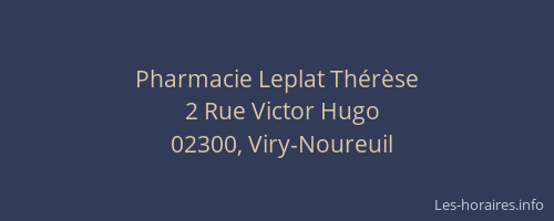 Pharmacie Leplat Thérèse