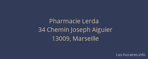 Pharmacie Lerda