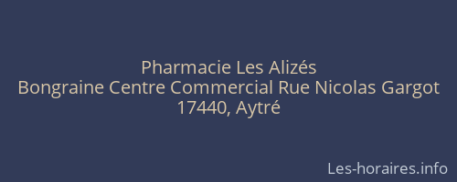 Pharmacie Les Alizés