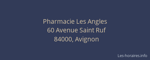 Pharmacie Les Angles