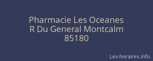 Pharmacie Les Oceanes