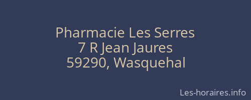 Pharmacie Les Serres