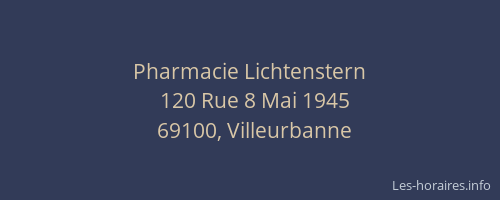 Pharmacie Lichtenstern