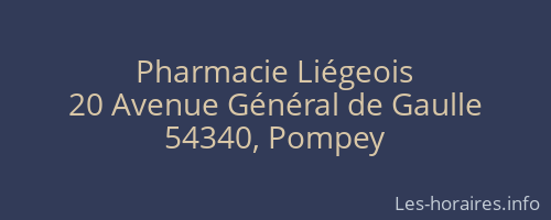 Pharmacie Liégeois
