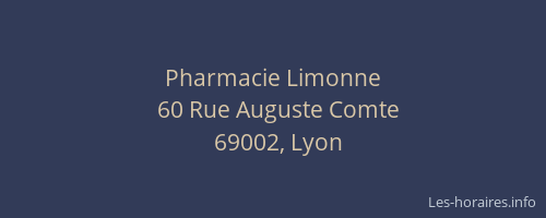 Pharmacie Limonne
