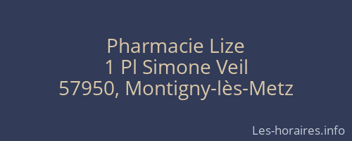Pharmacie Lize