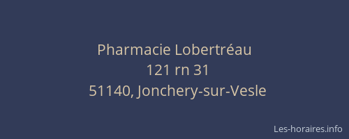 Pharmacie Lobertréau