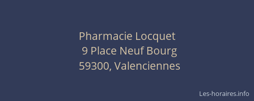 Pharmacie Locquet