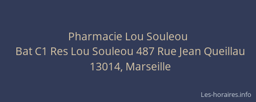Pharmacie Lou Souleou