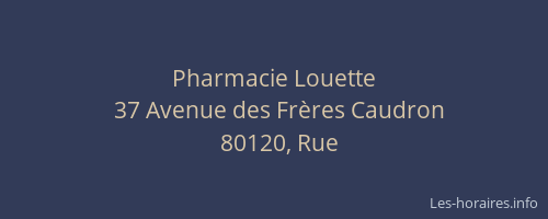 Pharmacie Louette