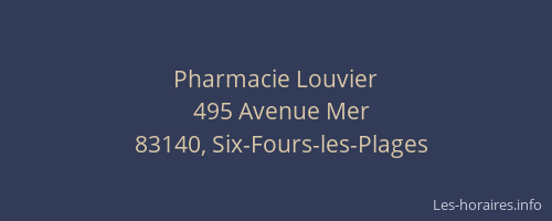 Pharmacie Louvier