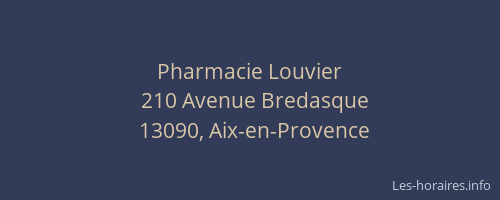 Pharmacie Louvier