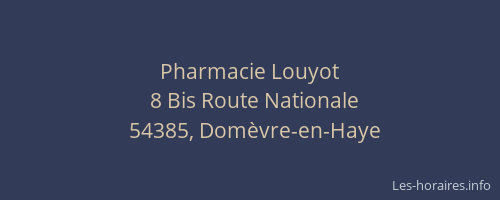 Pharmacie Louyot