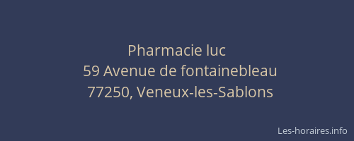 Pharmacie luc
