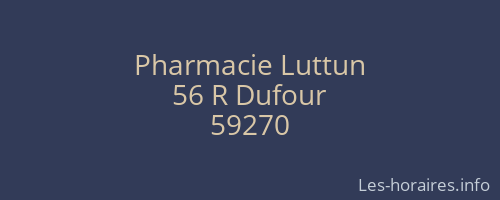 Pharmacie Luttun