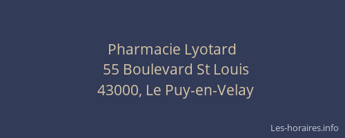 Pharmacie Lyotard